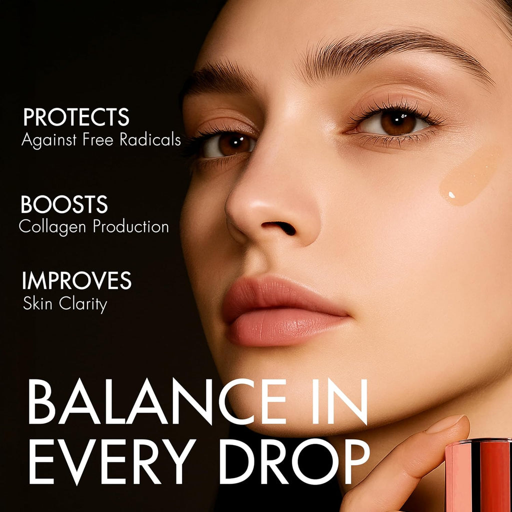 Vitamin C Serum for Face with Ceramide – Dermatologist Tested, Anti-Aging, Korean Skin Care – Brightens, Hydrates, Evens Skin Tone – Clean Beauty, Vegan, Cruelty-Free – 1.69 Fl Oz